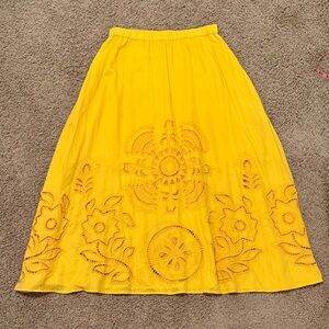 ⚡️NWT⚡️Misa Los Angeles Analisse Embroidered A-Line Skirt